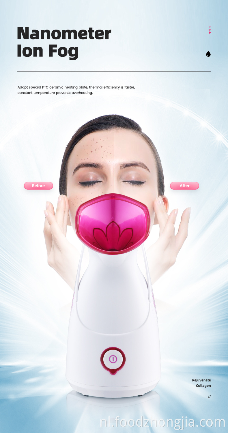 Mini -producten draagbare handheld nano face spray elektrische hot mist gezicht stoomboot